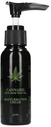 Crème de Masturbation Cannabis Graines de Chanvre 50 ml Noir