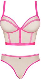 Nudelia top et culotte pink nude