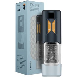 - CM09 Masturbateur 3-en-1 avec Écran LCD - Noir