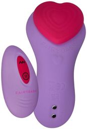 Stimulateur télécommandé de culotte HeartGem violet