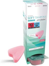 Soft-Tampons Mini Boîte de 10 Rose