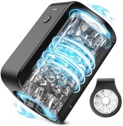 Masturbateur rotatif Roating Blow 7 Modes Noir