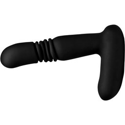 Plug anal à poussée en silicone avec télécommande