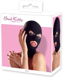 Cagoule noire opaque ouverte