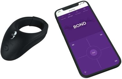 Anneau Vibrant Connecté Bond We-Noir