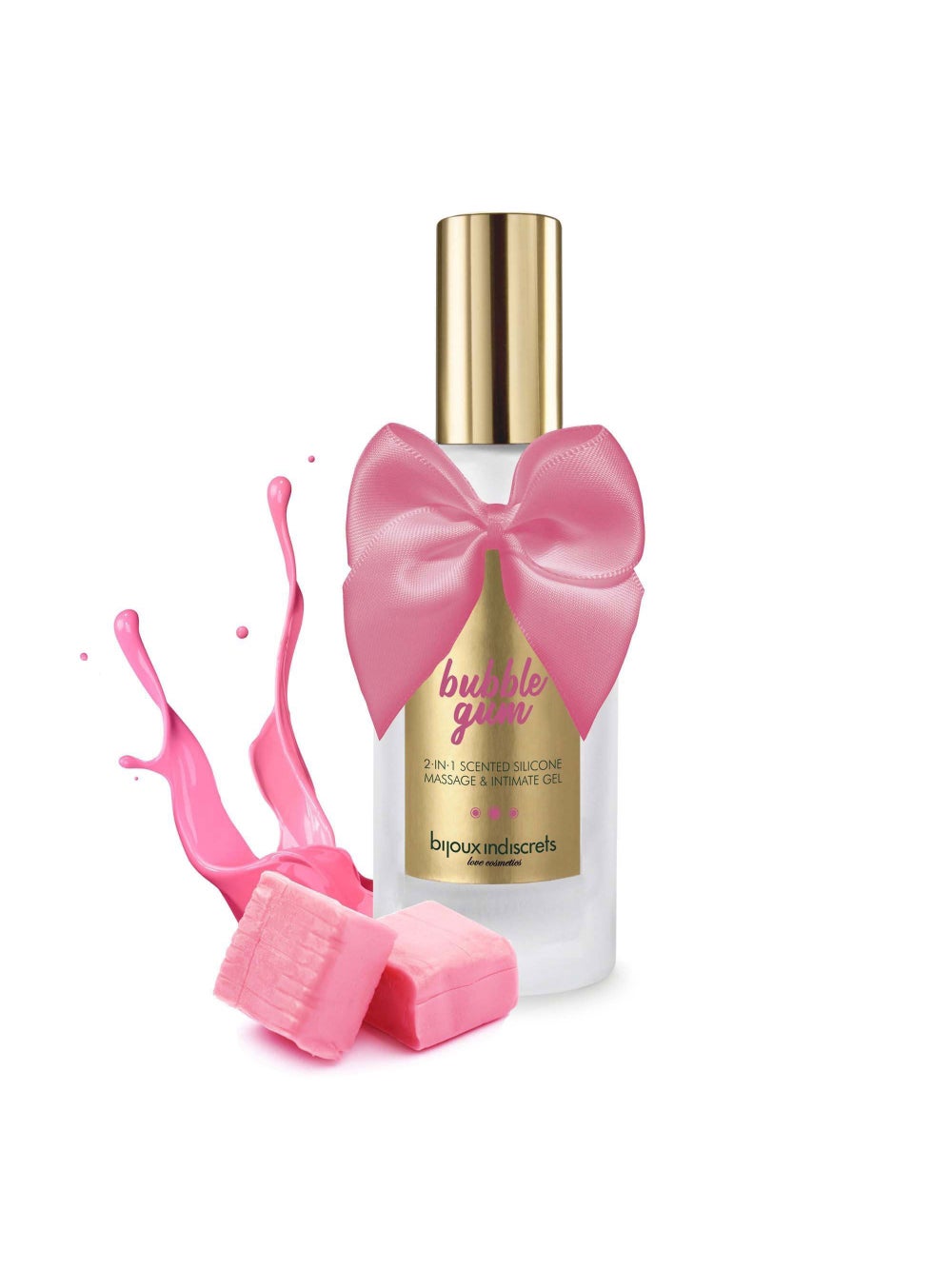 Gel de Massage & Lubrifiant Bubble Gum Silicone 100 ml