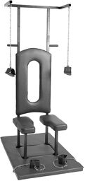 Shots - Sexmachine Love Chair Open - Black