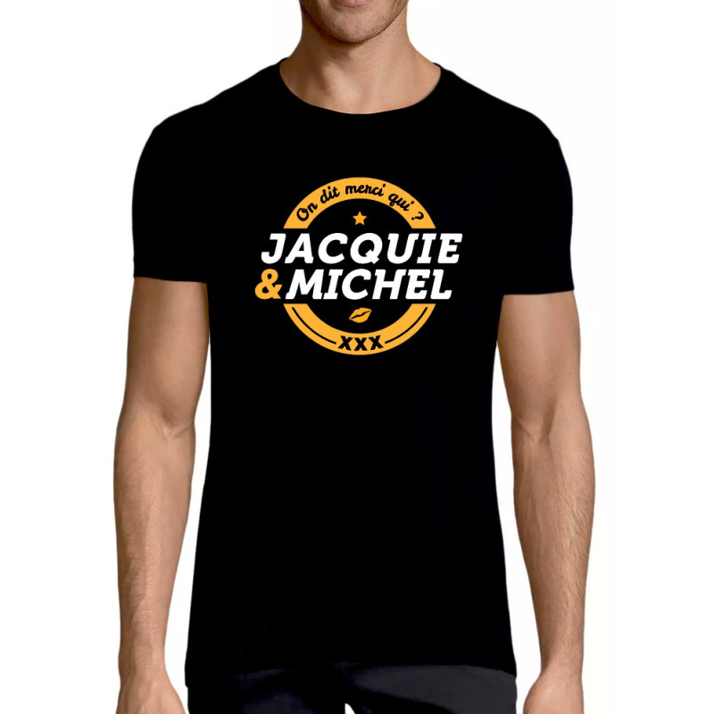 T-shirt Jacquie et Michel n°3 - noir