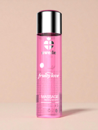 Lotion de Massage Saveur Fraise Vin Pétillant - 120 ml