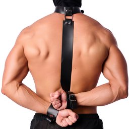 Collier Bondage Cuir pour Mains