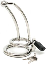 Penis Lock with curved Urethral tube
