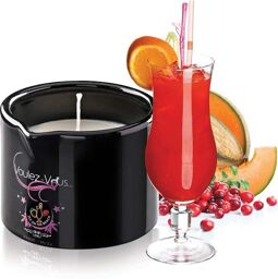 Bougie de Massage Gourmande Sex On The Beach Allume-moi Orange