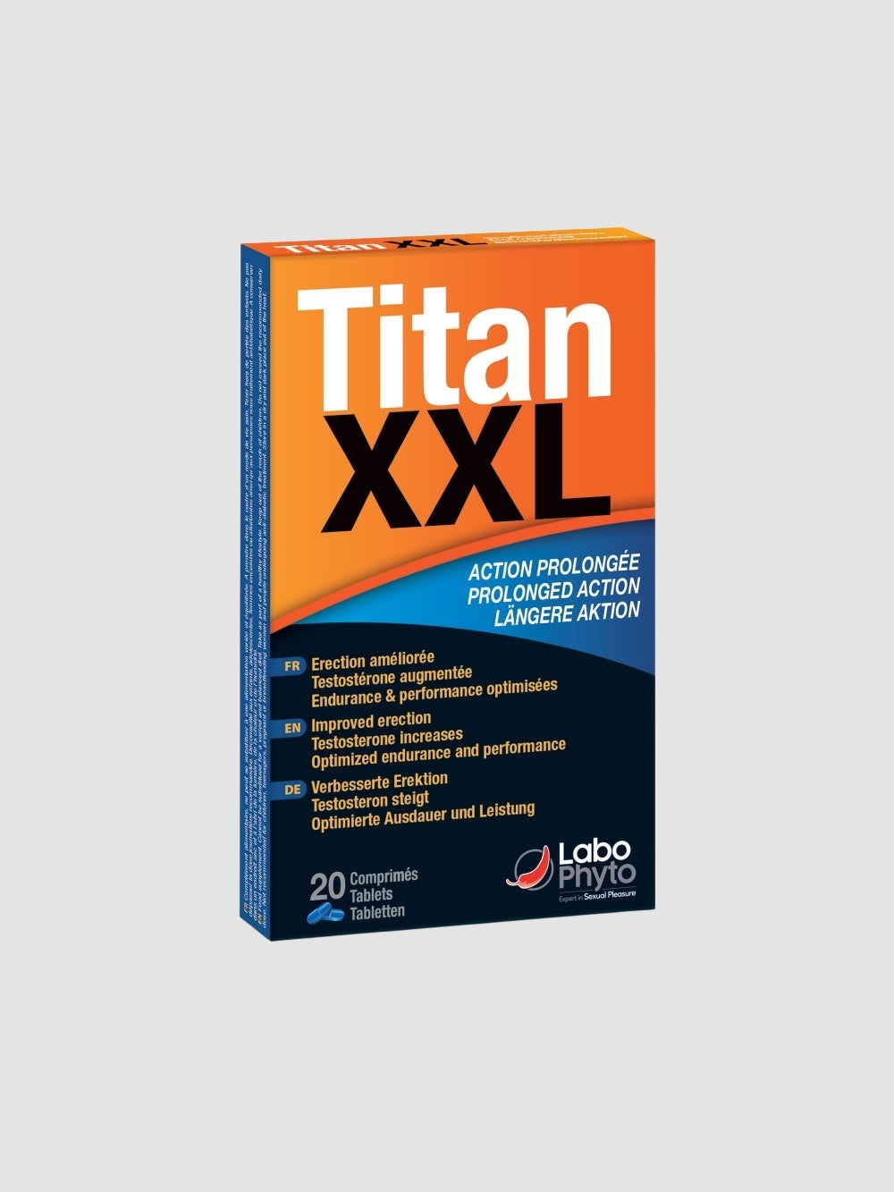 Aphrodisiaque Titan XXL 20 comprimés