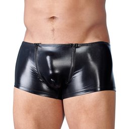 Boxer hommes wetlook avec tirette