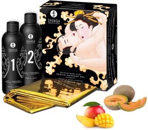 Gelée et Drap de Massage Érotique Melon/Mangue