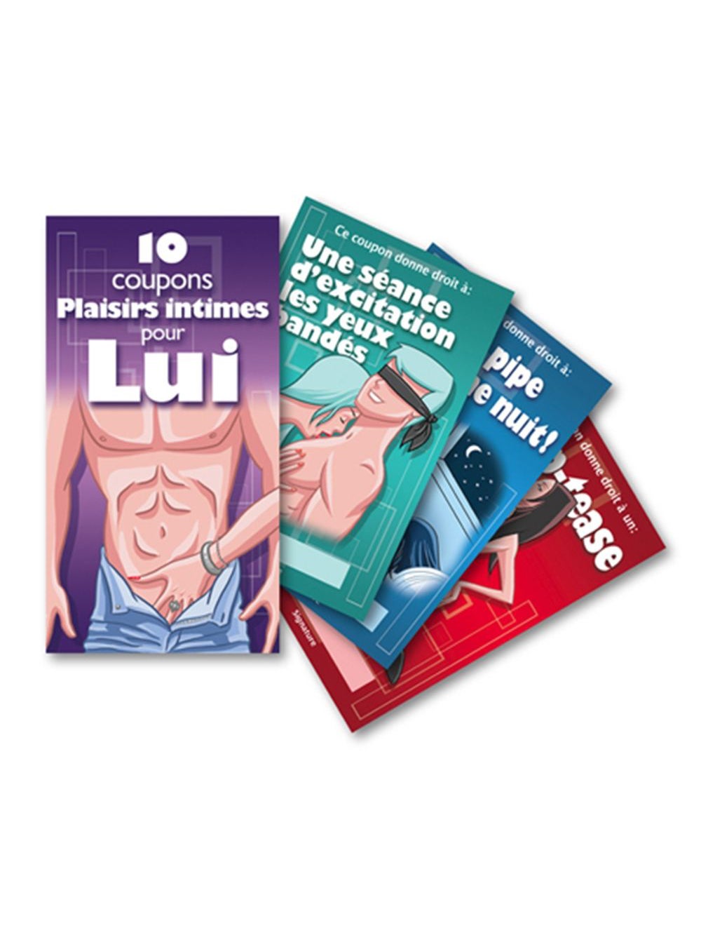 Coupons Plaisirs Intimes pour Lui