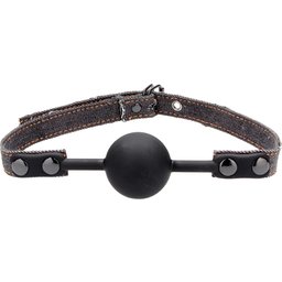 Bâillon Boule Silicone Denim