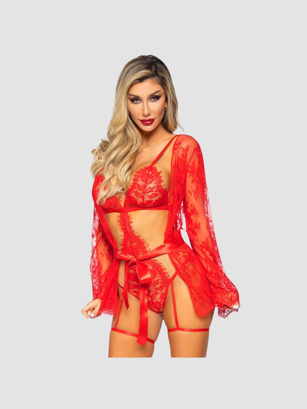 Body & Déshabillé 86123 Dentelle Cils Rouges