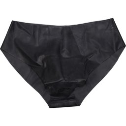 Culotte en latex avec un gode