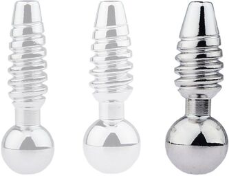 Plug pénis percé Screw L 2.5cm - Diamètre 10mm