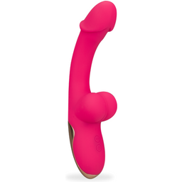 Vibromasseur rabbit avec testicules Ballsie