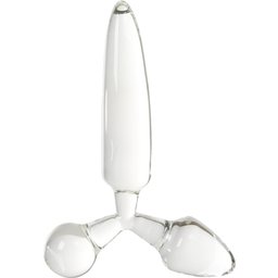 Triple Crystal 1 Gode en verre 20 cm