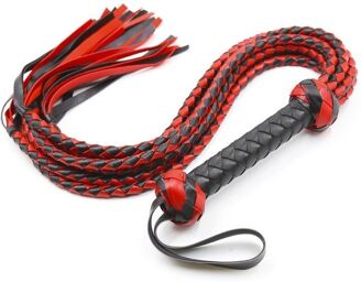 Martinet long Tigress 78cm Noir-Rouge