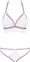 Lilyanne 2 pièces set white Blanc/Lilas