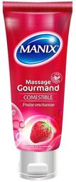 Gel de Massage Gourmand Fraise Onctueuse 200 ml Rose
