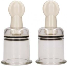 Pompes à Tétons Medium Suction Cups Transparent