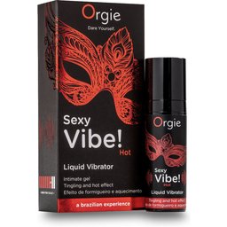 Gel de Massage Vibrant et Chauffant Hot Sexy Vibe !