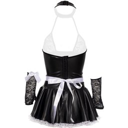 - Tenue de soubrette pour jeu de rôle - 3 pièces