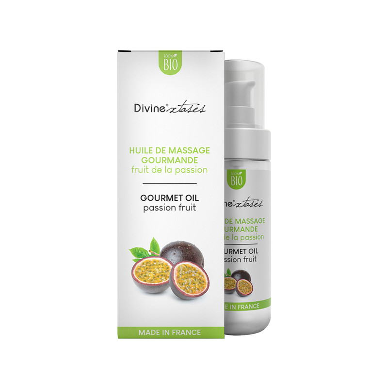 Huile de massage gourmande fruit de la passion