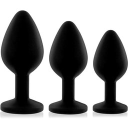 - Lot de plugs anaux Soiree - Noir