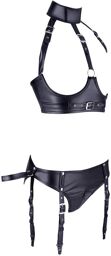 Ensemble Ouvert Boucles Menottes Noir