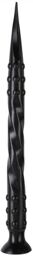 Gode Pointed Twist L 65 x 5 cm Noir