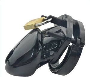 Cage de chasteté Mini Locky 6 x 3.2 cm Noire