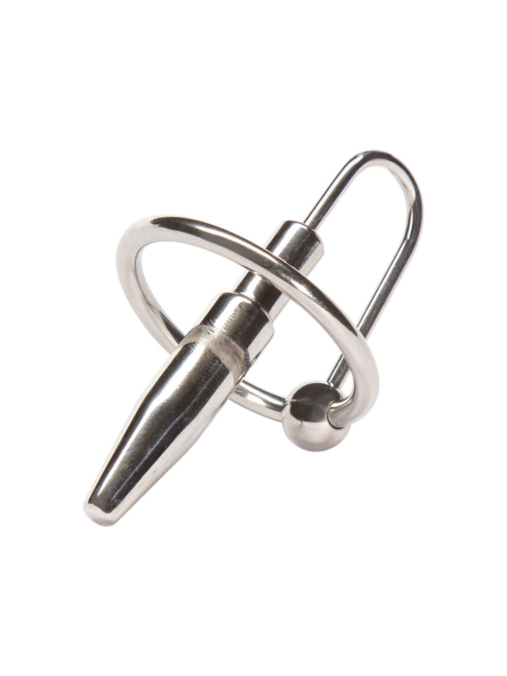 Plug à urètre et anneau pour gland Deluxe DOMINIX