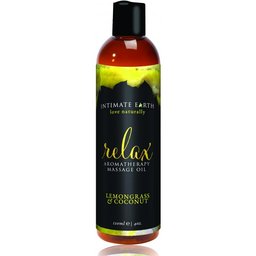 Intimate Earth - Relax Huile de massage à la citronnelle et à la noix de coco - 120 ml