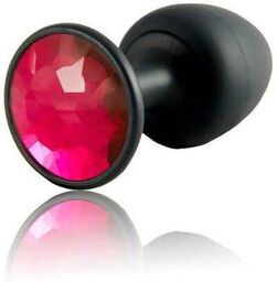Plug Anal Bijou Silicone Geisha Ruby M Rouge