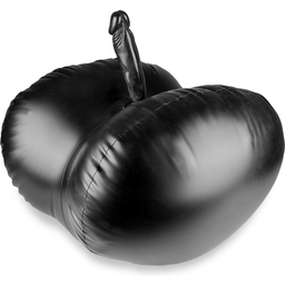 Coussin gonflable avec gode Warren gode vaginal ou anal homme ou femme - Noir
