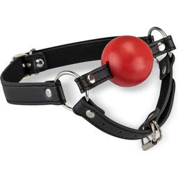 Gag-ball bâillon de bondage BDSM bouche et menton