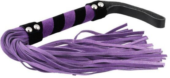 Fouet violet avec 36 lanières