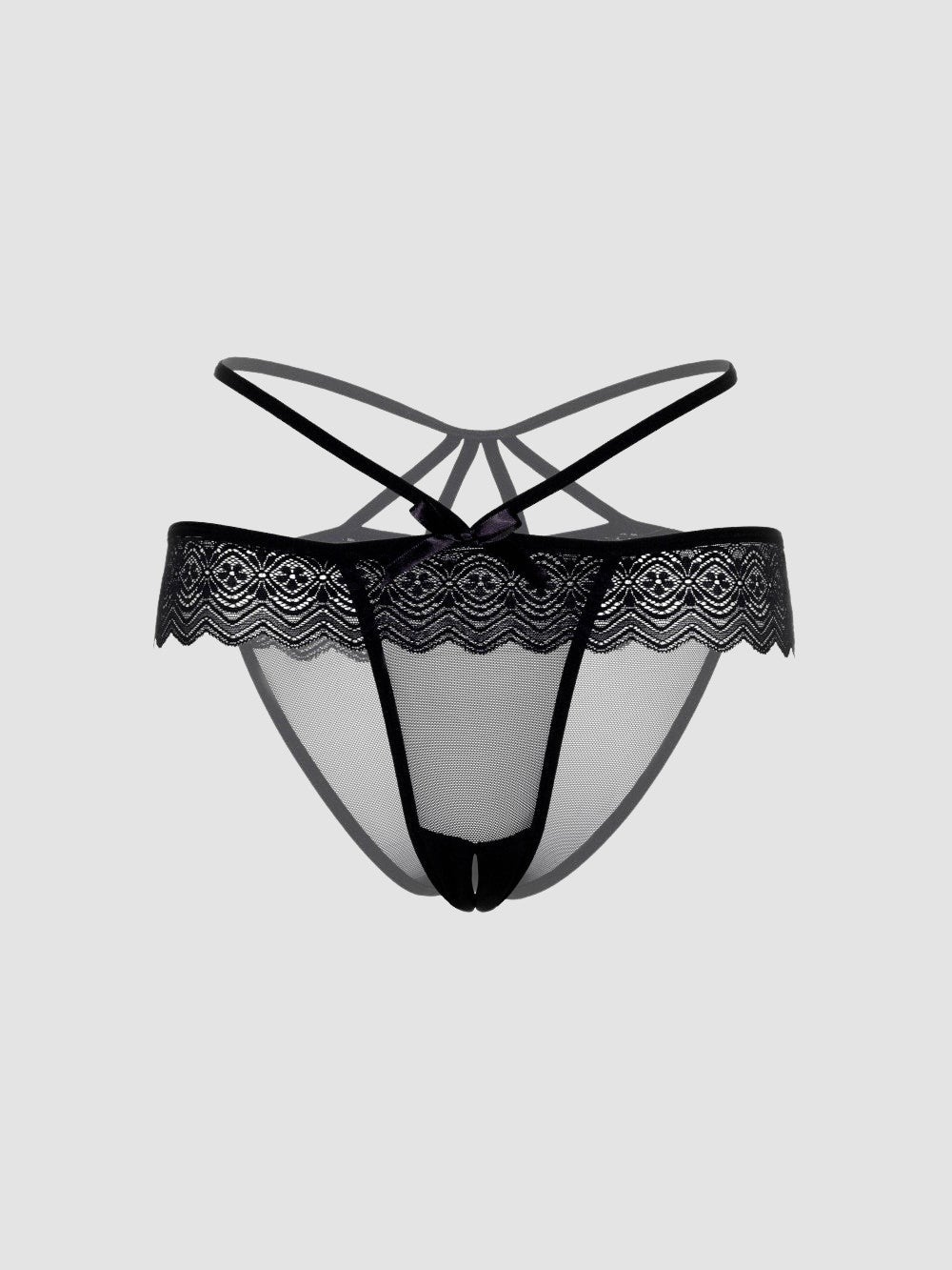 Culotte Echancrée Ouverte Taylor Noire