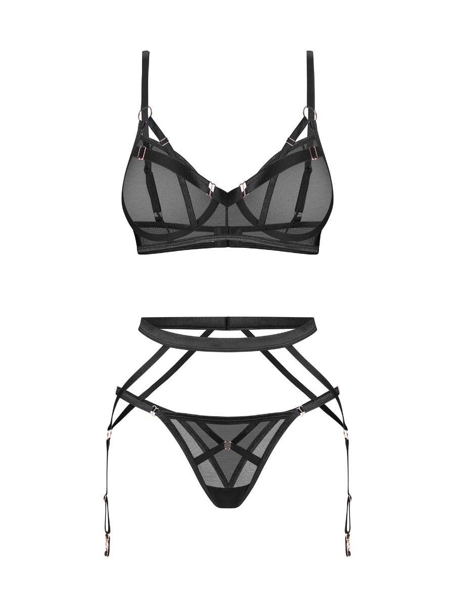 Ensemble 3 pièces Euridia noir