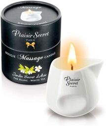 Bougie de Massage Thé Blanc Noir