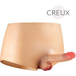 Boxer avec Gode Réaliste Creux Manly