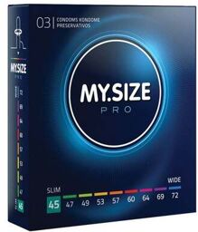 45mm Préservatifs Boîte de 3 Transparent