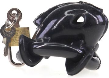 Cage de chasteté Nub Soft 6 x 2cm Noire