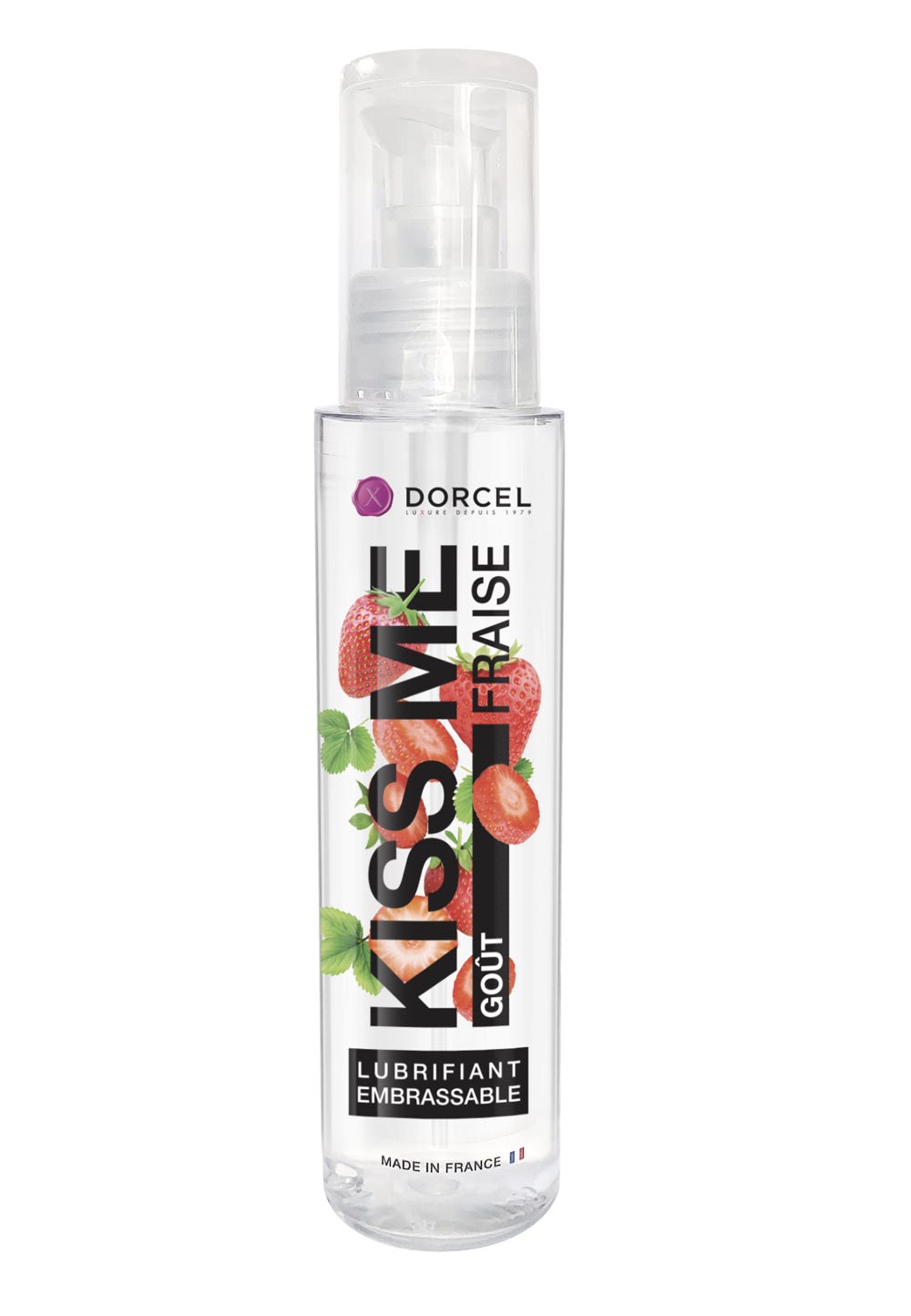 Lubrifiant Embrassable Goût Fraise Kiss Me